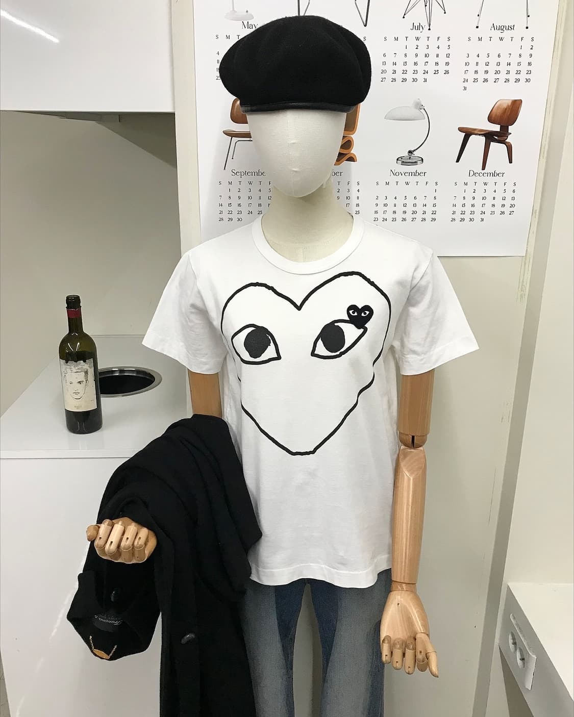꼼데가르송 와펜 프린팅 반팔티 상품이미지5