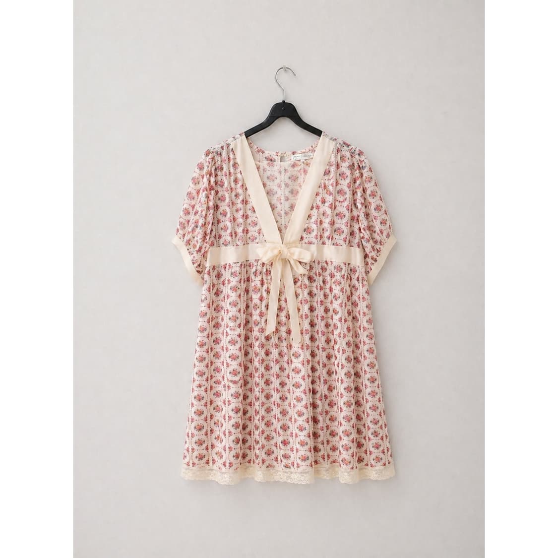 폴리 플라워 패턴 원피스 상품이미지2