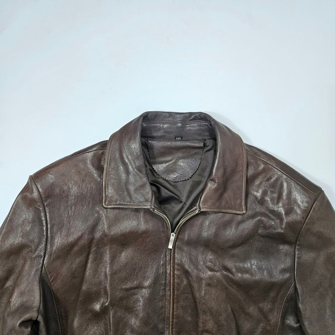 빈티지 양가죽 집업 자켓 2XL  상품이미지3