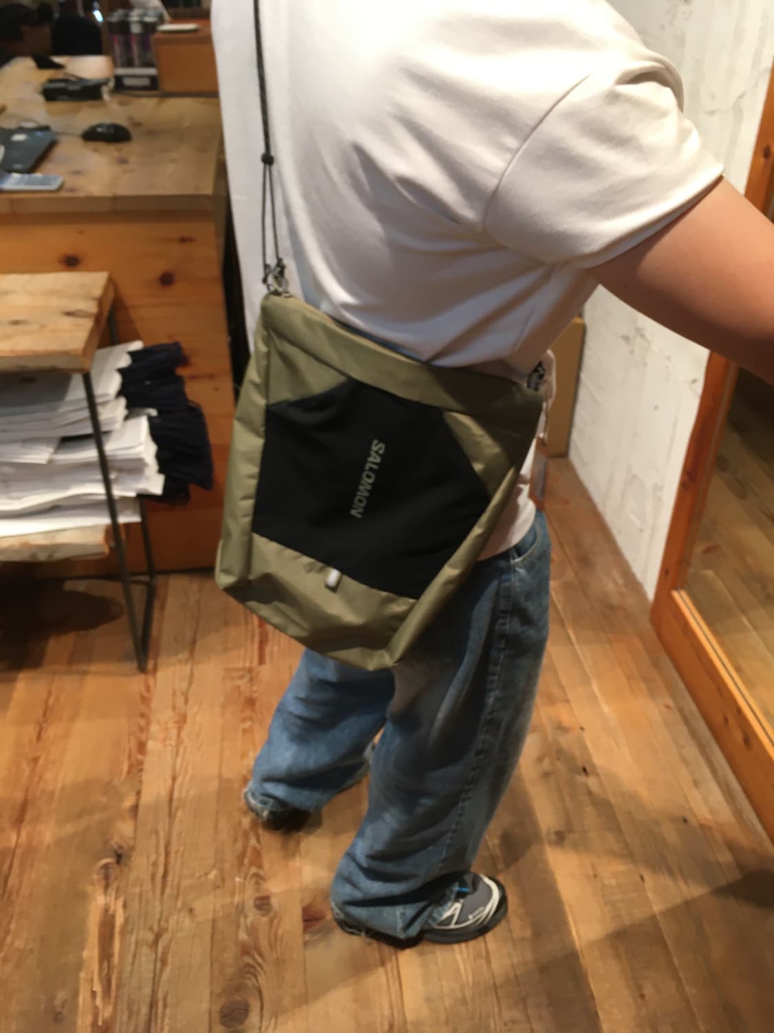 살로몬 ACS 패커블 토트백 마티니 올리브 씨그래스 상품이미지2