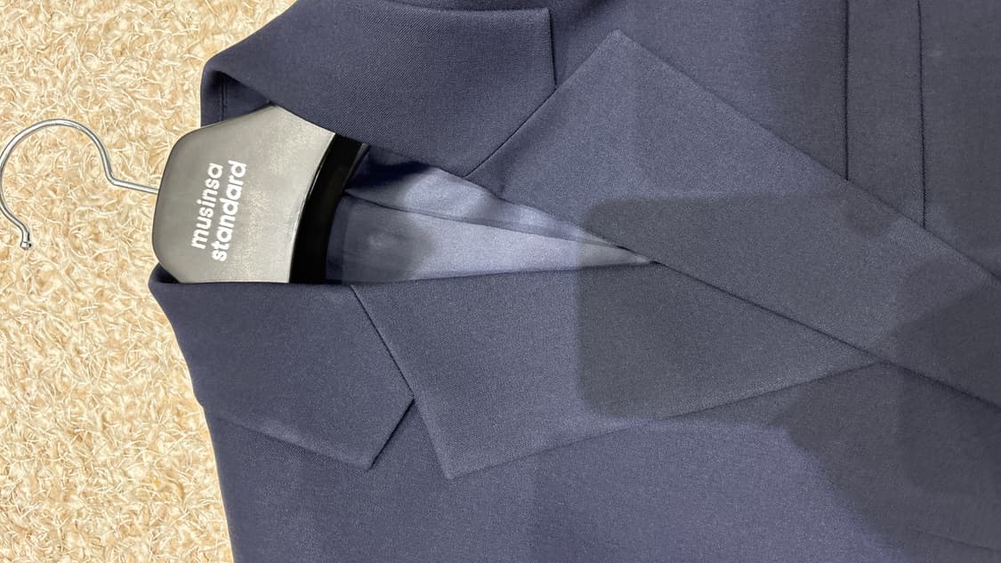 (택포) 무신사 스탠다드 릴렉스드 네이비 블레이저 XL 상품이미지3