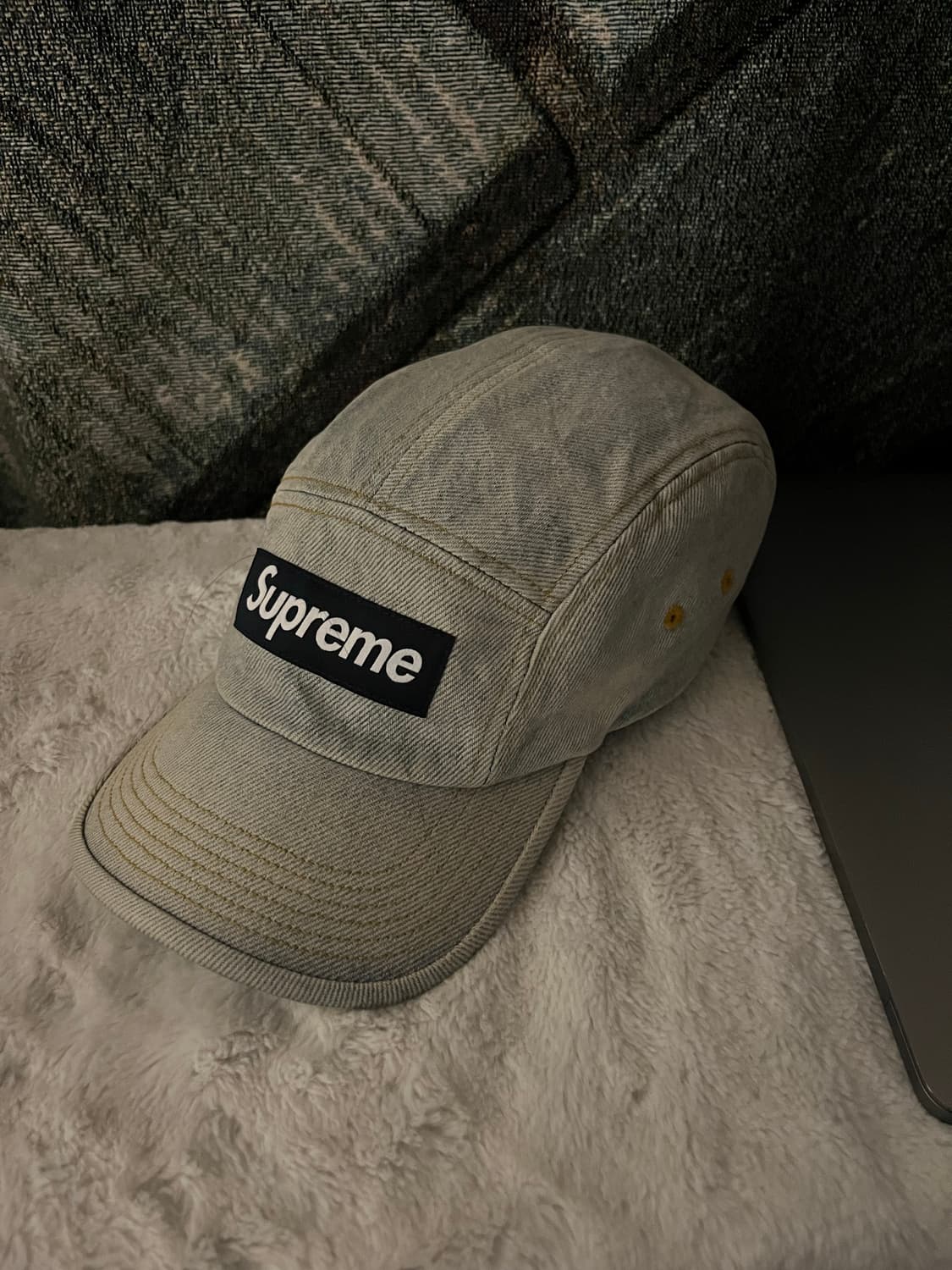 Supreme Denim Camp Cap- Dirty Indigo 상품이미지1