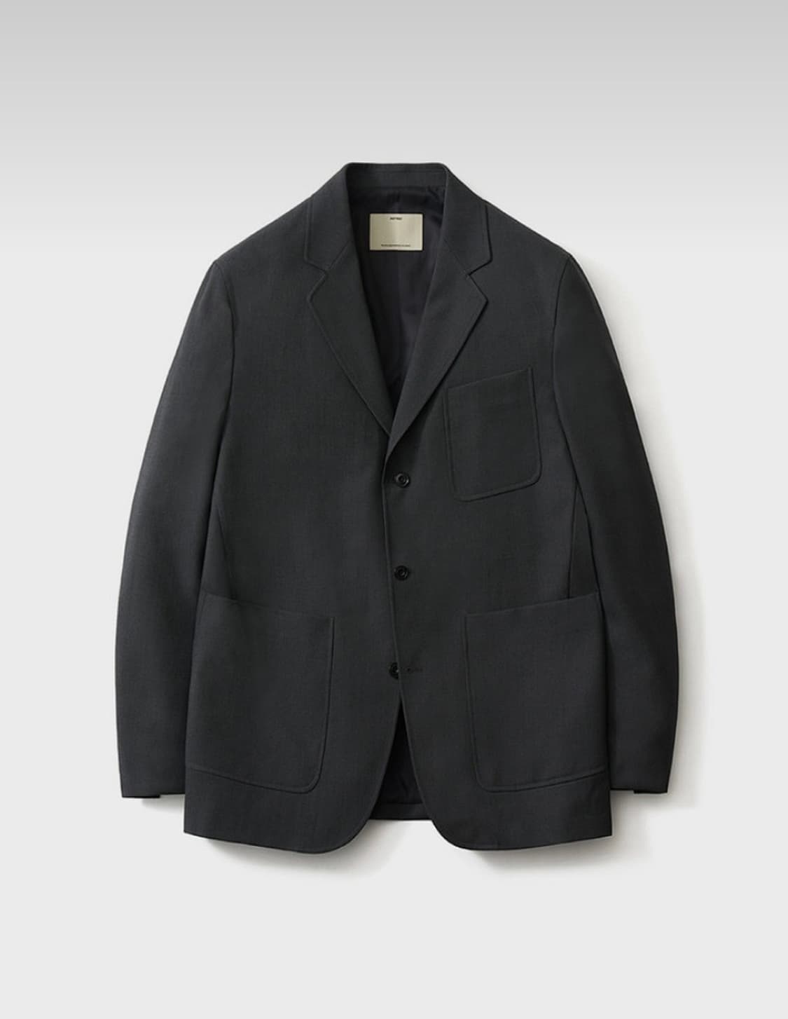 Fine wool sports jacket Dark Gray 상품이미지1