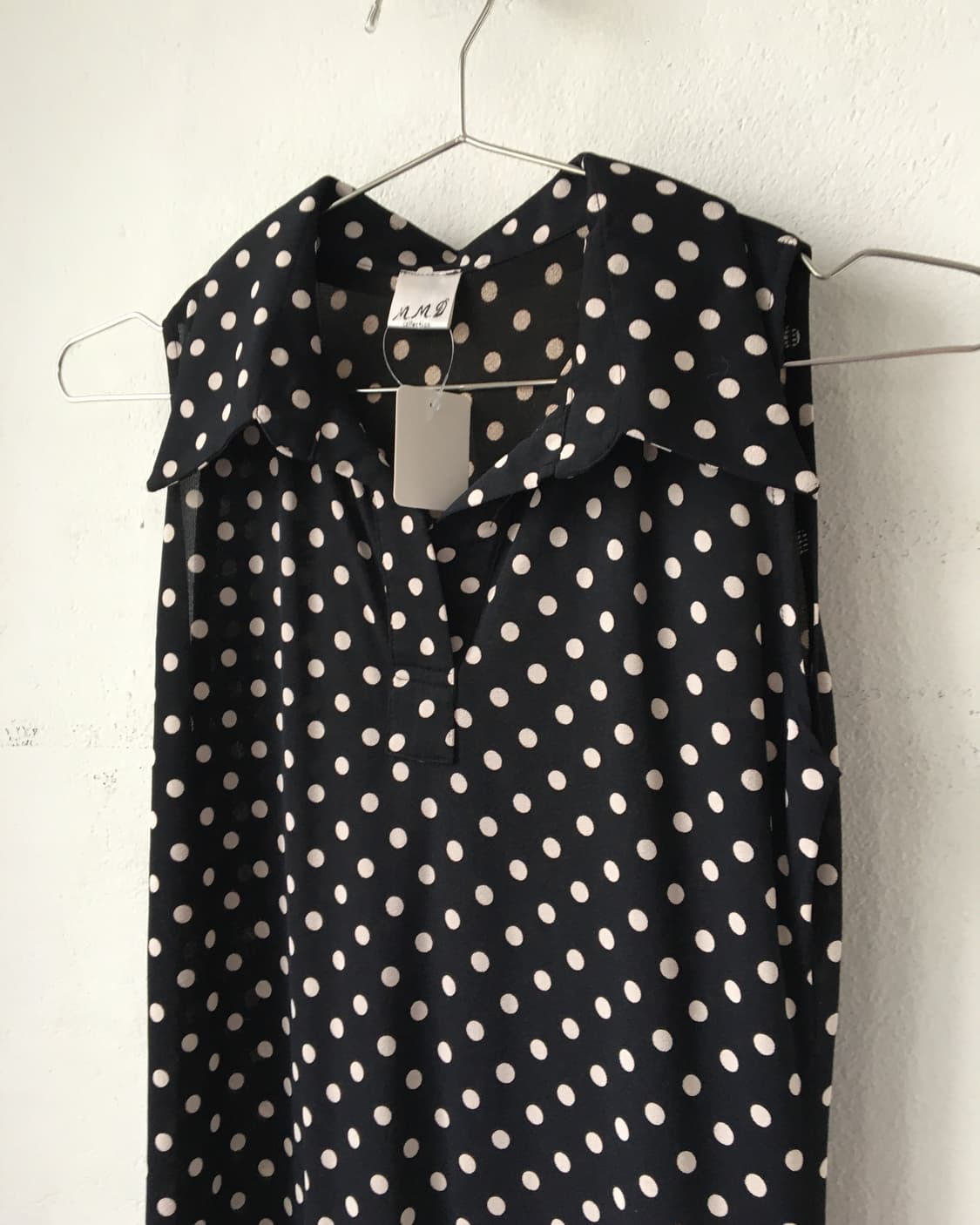 Dot pattern sleeveless onepiece 상품이미지5