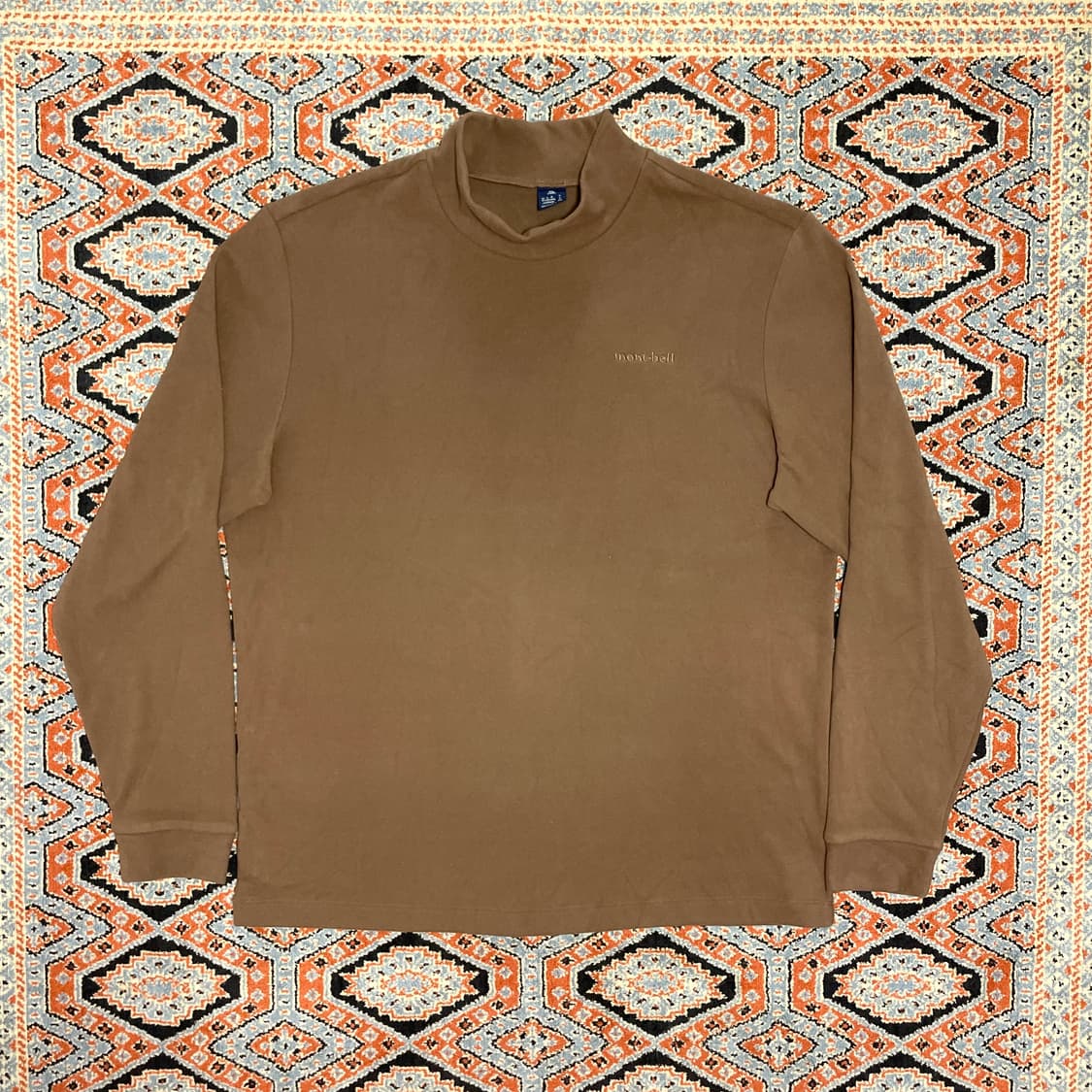 몽벨 브라운 목폴라 티셔츠 남성XL 상품이미지1