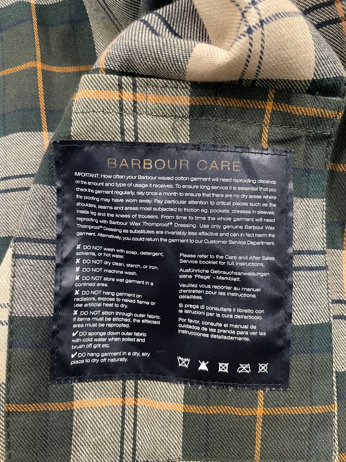 바버 왁스드 자켓 상품이미지9