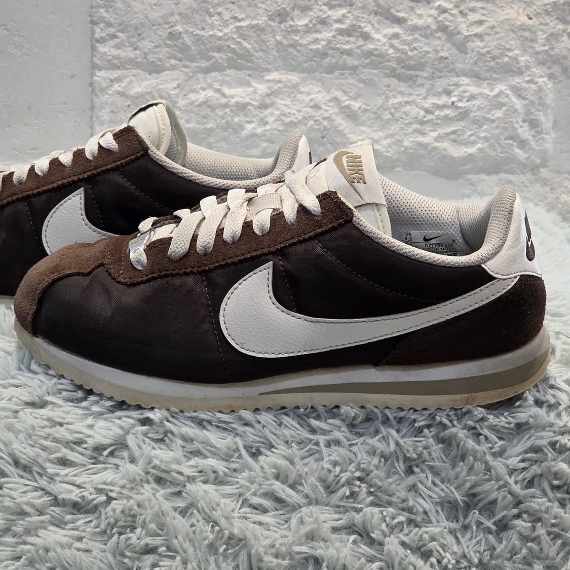 1a-2:나이키 코르테즈 브라운 화이트 235mm 상품이미지2