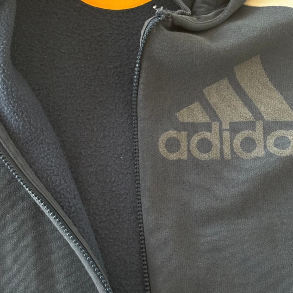 아디다스 네이비 배색 후드집업 상품이미지2