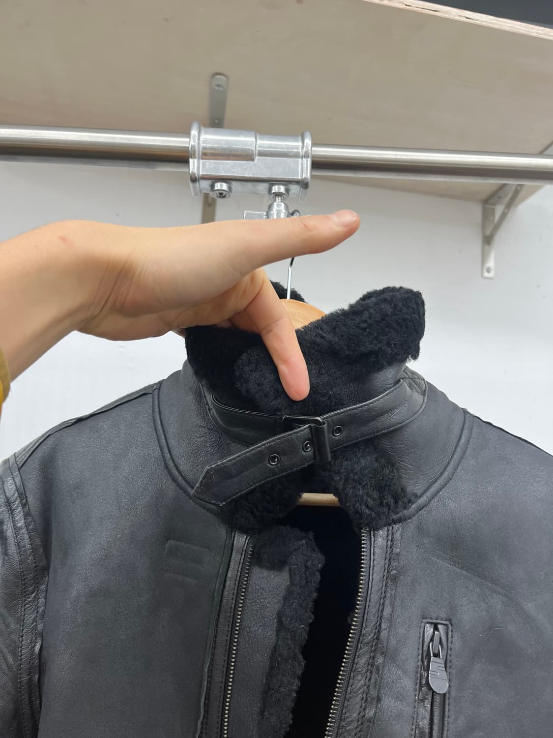 L) SISLEY TYPE B-3 MUSTANG JACKET 상품이미지4