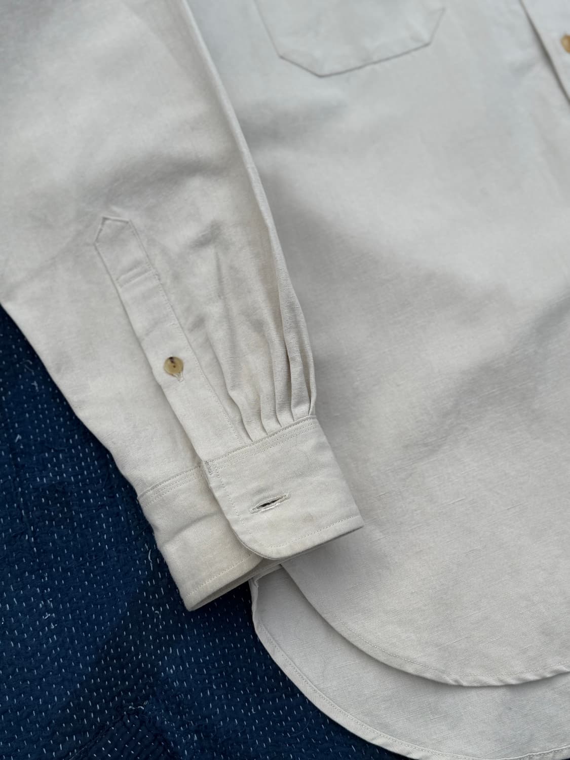 Niceness Ron Cotton Poplin Work Shirt 상품이미지4