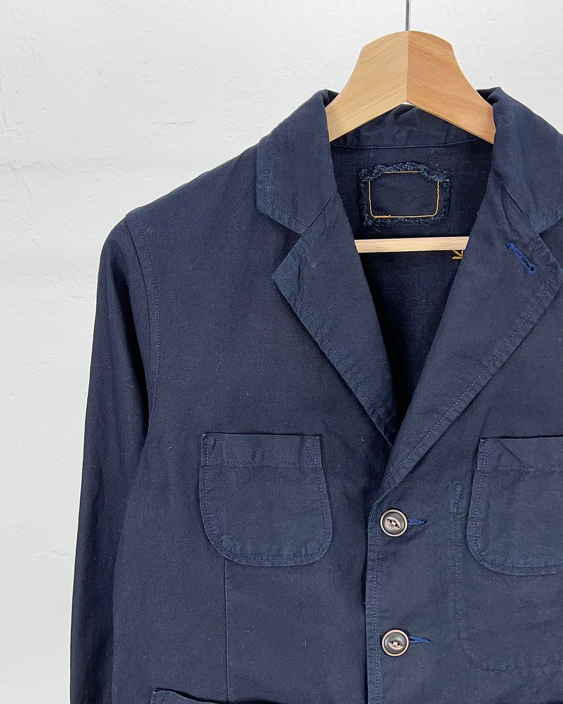 45 알피엠 딥 네이비 베이포드 3b 멀티 포켓 블레이저 자켓 상품이미지2