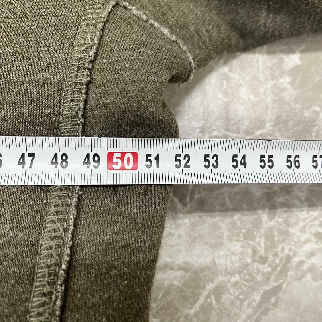 아베크롬비 y2k 울프죠 카키 양털 대장급 후드집업 희귀져지(M) 상품이미지6