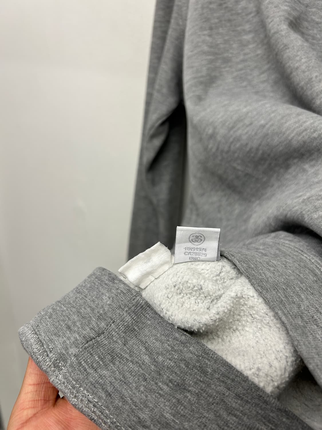 스투시 Stussy 그레이 맨투맨 티셔츠(made in usa) 상품이미지4