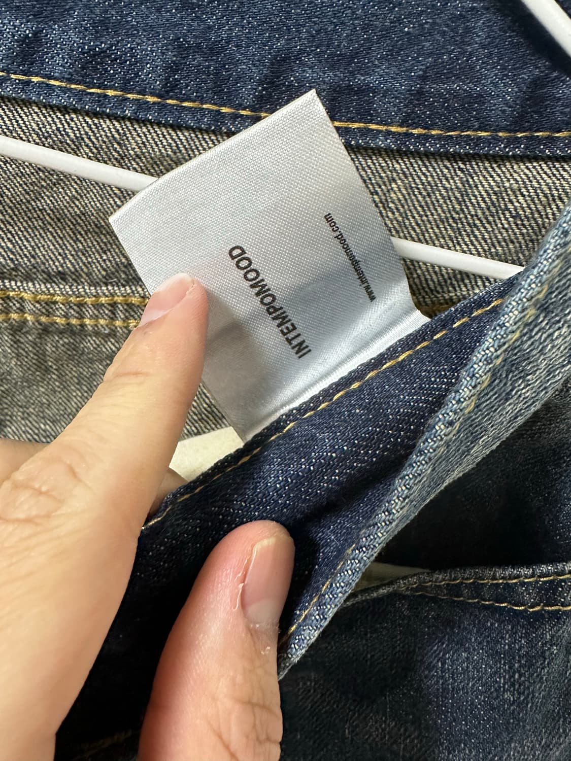 임템포무드 데님 바지 상품이미지2