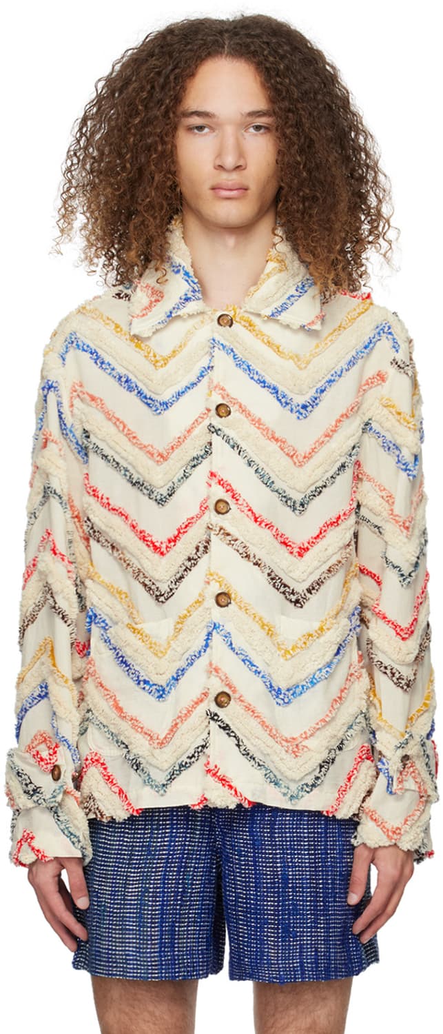 Harago 하라고 셔닐 자수 자켓 상품이미지2