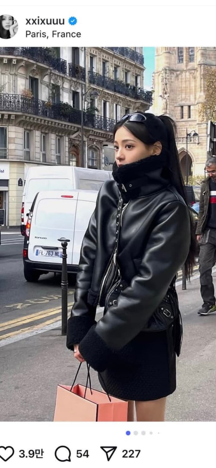 카키포인트 미니 무스탕 상품이미지1