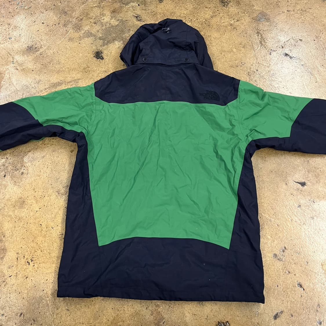 [정품/S] 노스페이스 그린 바람막이 자켓 b17 상품이미지4