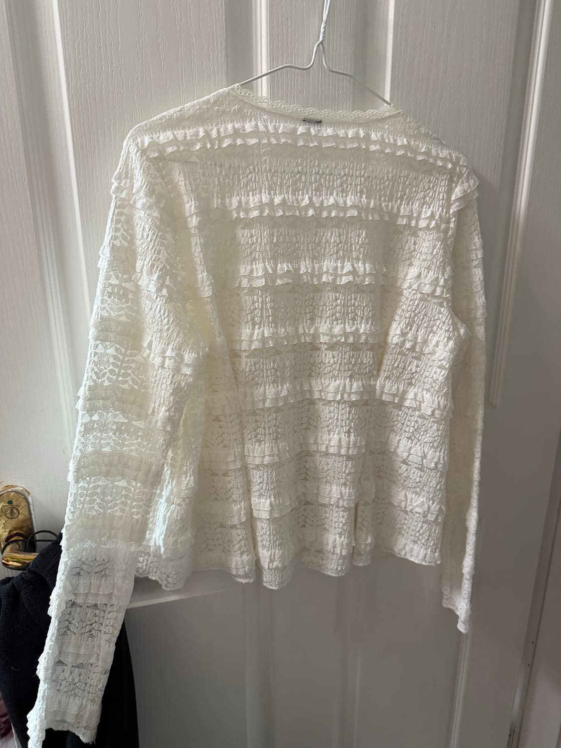 레이스 프릴 셔링 가디건 프리사이즈  상품이미지6