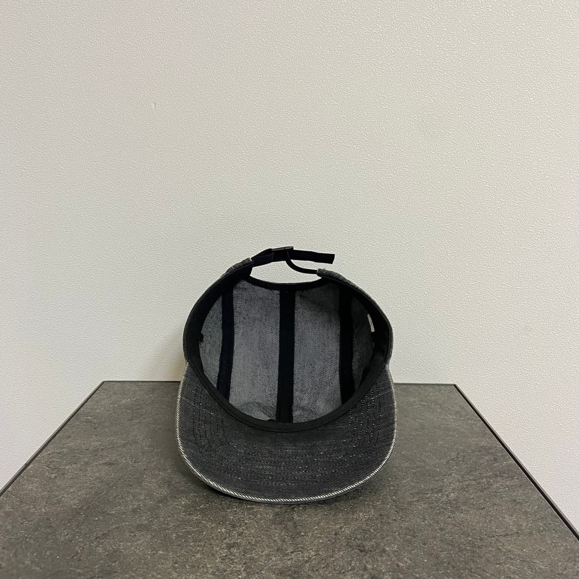 (OS) 슈프림 박스로고 캠프캡 모자 데님 블랙 상품이미지5