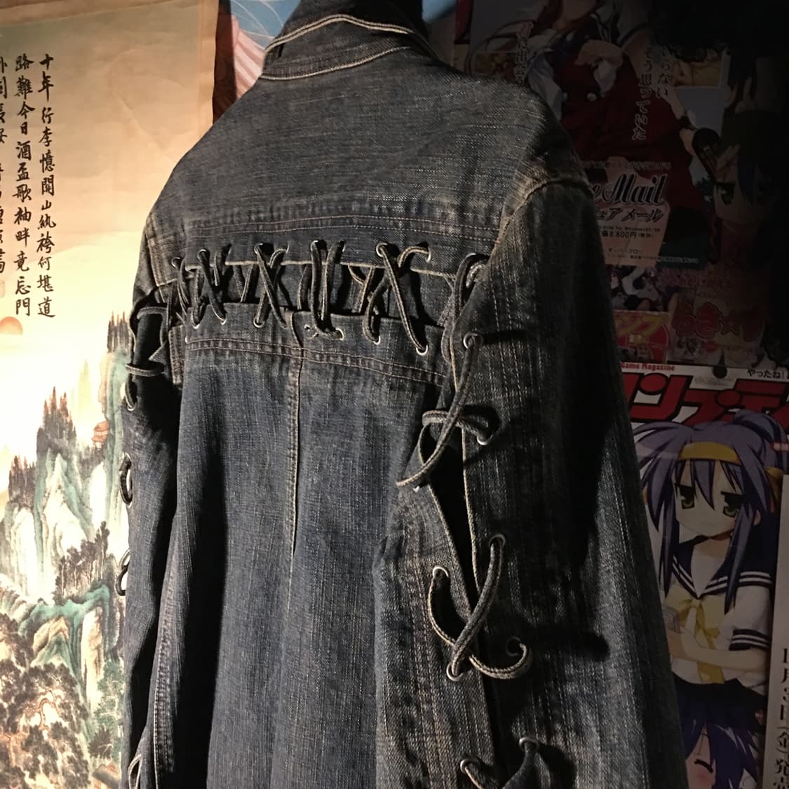 Tornado Mart Lace up denim robe jacket 상품이미지2