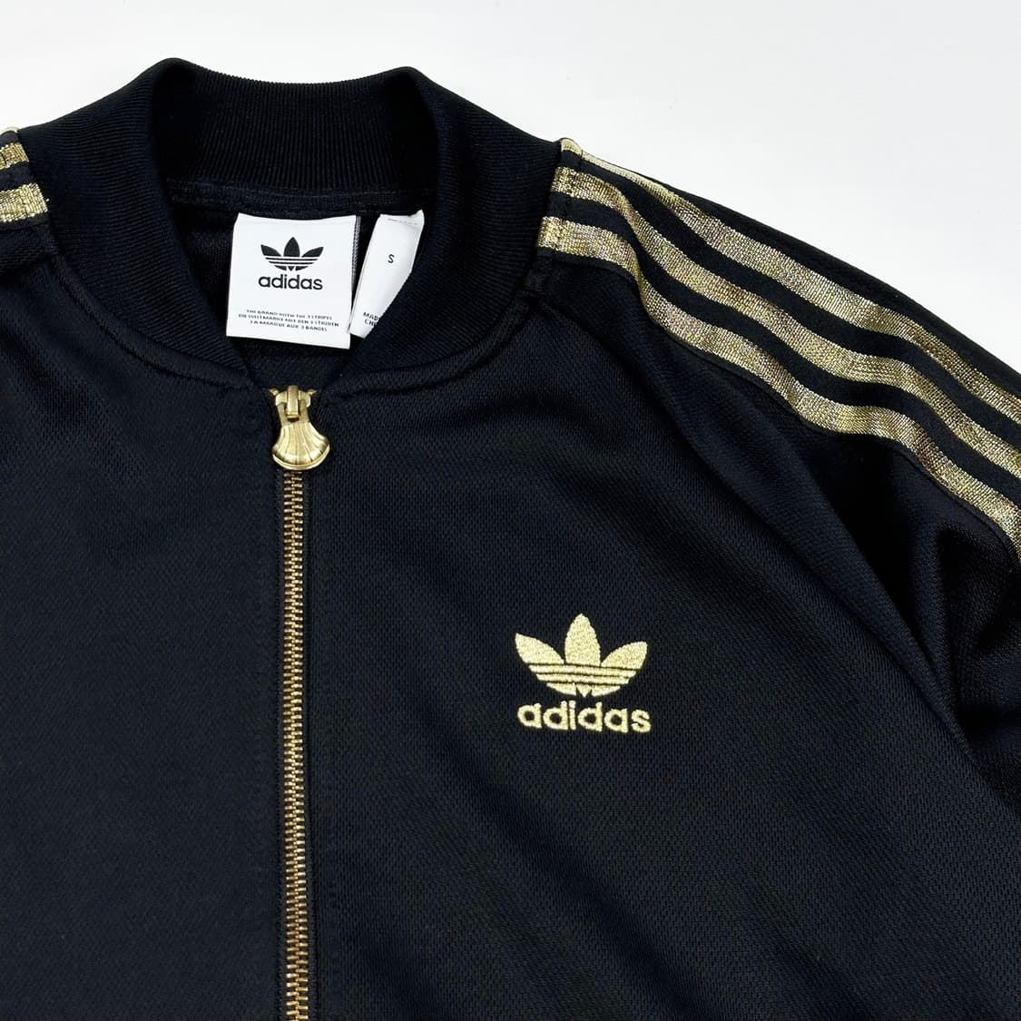 아디다스 슈퍼스타 골드 블랙 트랙탑 져지 (S) 상품이미지3