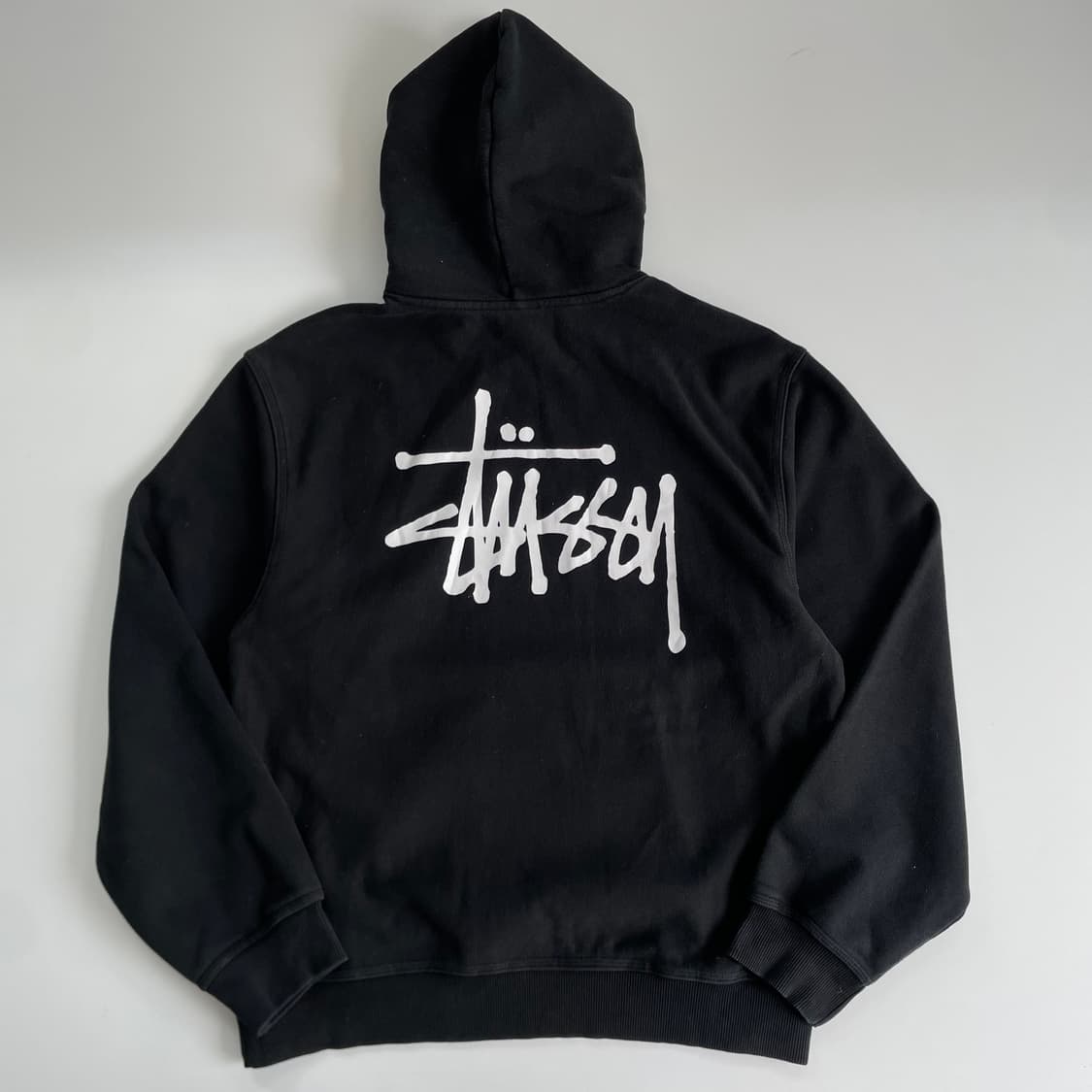 Stussy 스투시 블랙 스탁 후드티 상품이미지4