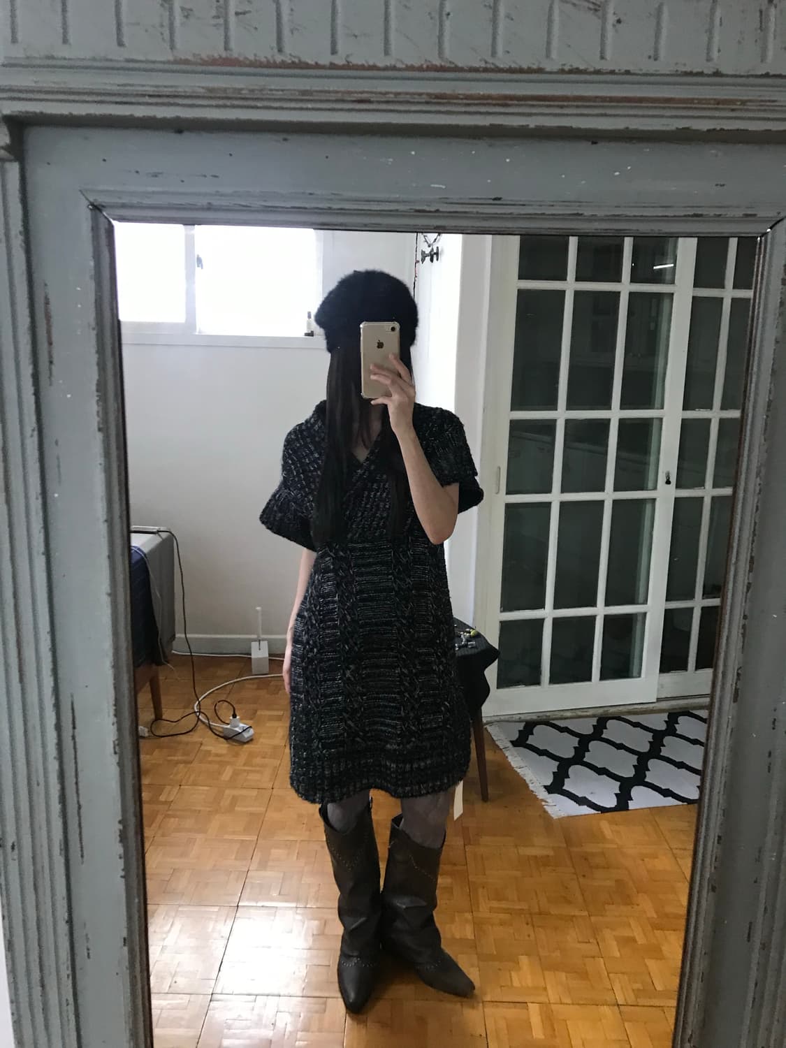 vintage knit one-piece 상품이미지4