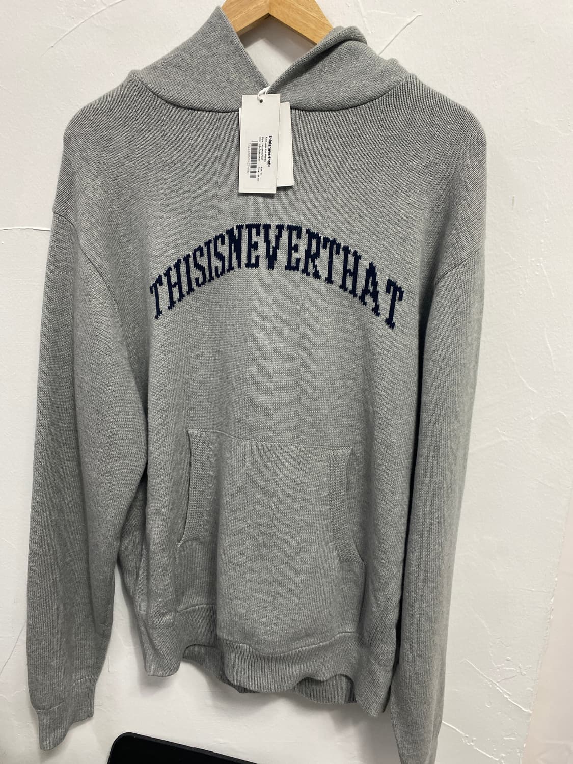 디스이스네버넷 니트 후디 상품이미지6