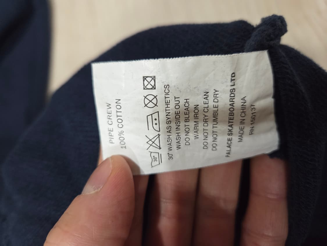 17fw 팔라스 파이프 크루넥 네이비 M사이즈 상품이미지4