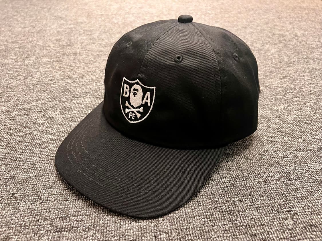 BAPE 베이프 블랙 볼캡 새제품  상품이미지1