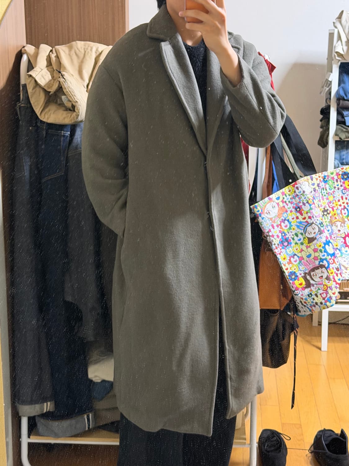 저널스탠다드 울 앙고라 코트 상품이미지3