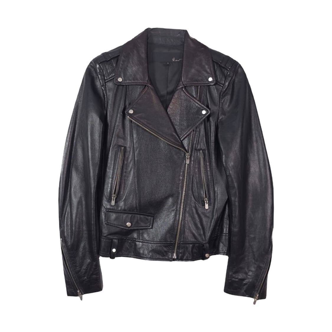 지컷 천연 양가죽 리얼 레더 라이더 자켓  55 상품이미지1