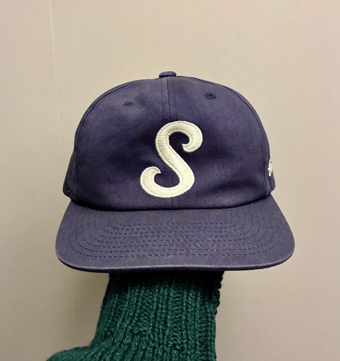 (F)00s Stussy 스투시 6패널 S로고 코튼 베이스볼캡 모자 상품이미지2