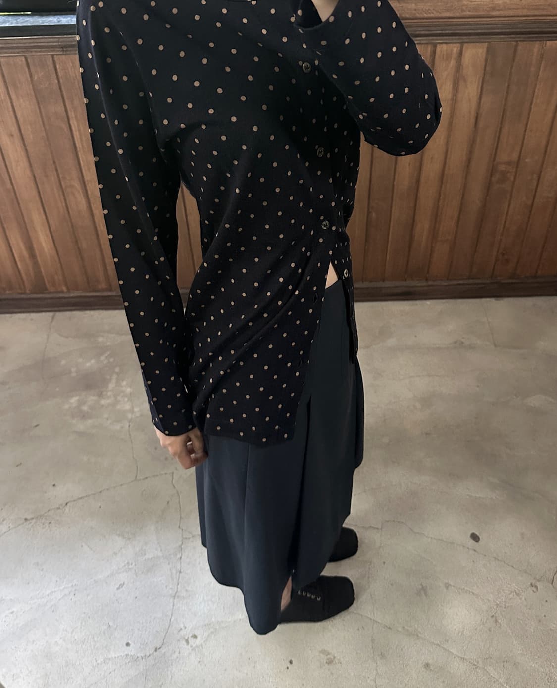 COMME DES GARCONS dot cardigan 상품이미지1