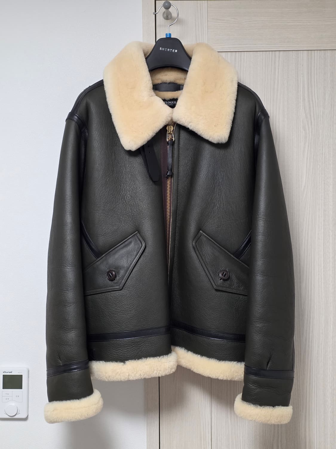 (L)이스트로그 b-3 무스탕 그린 상품이미지1