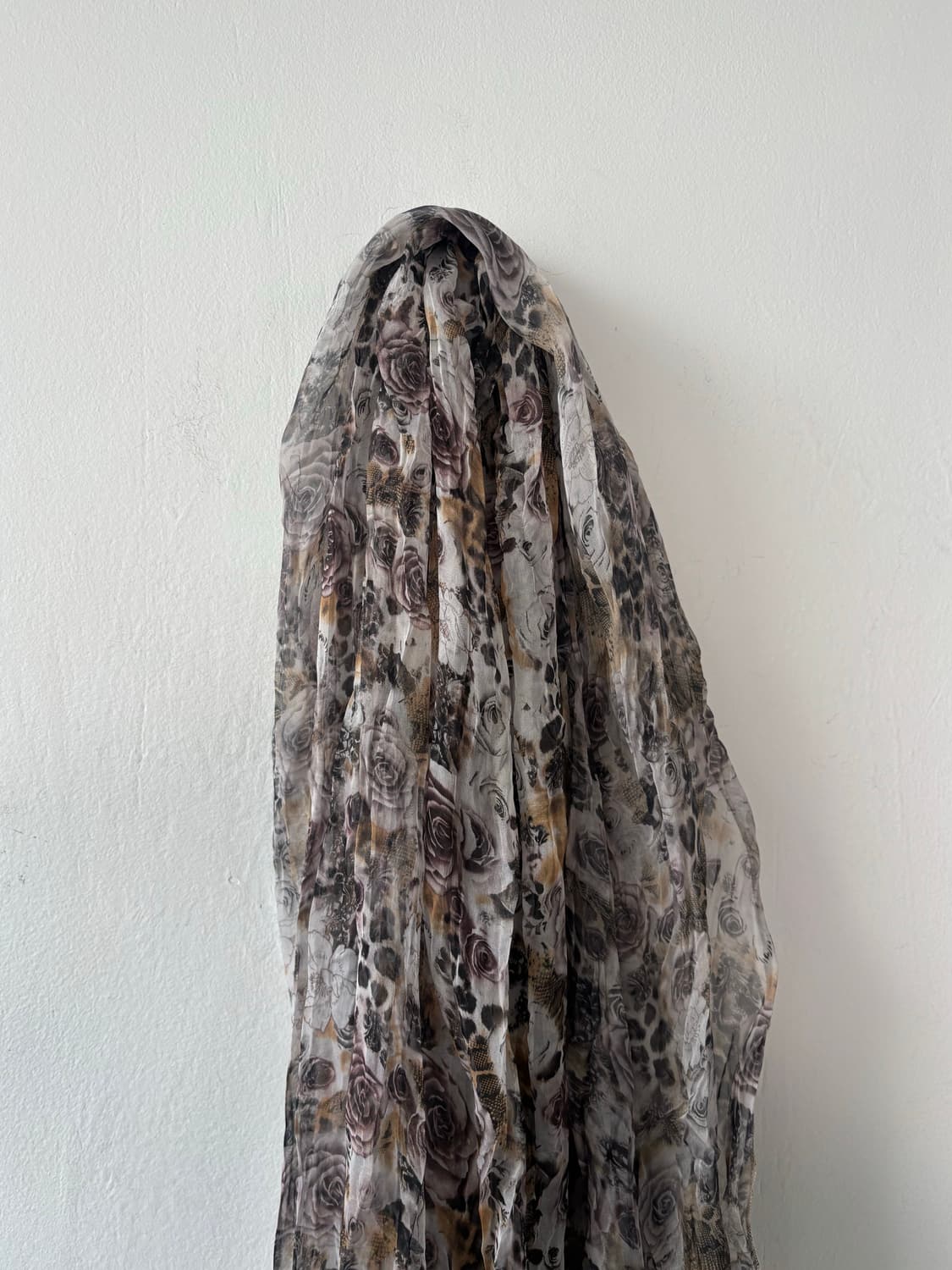 플라워 레오파드 팝콘 스카프  상품이미지9