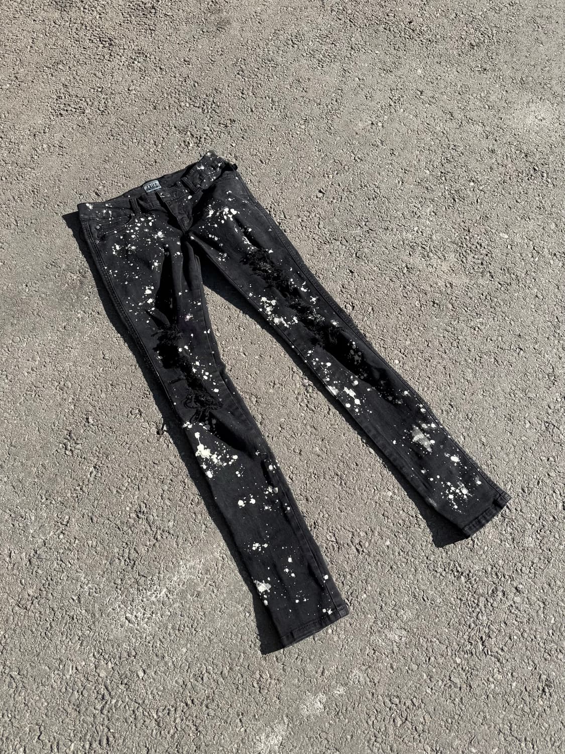 B151 페인팅 팬츠 상품이미지1