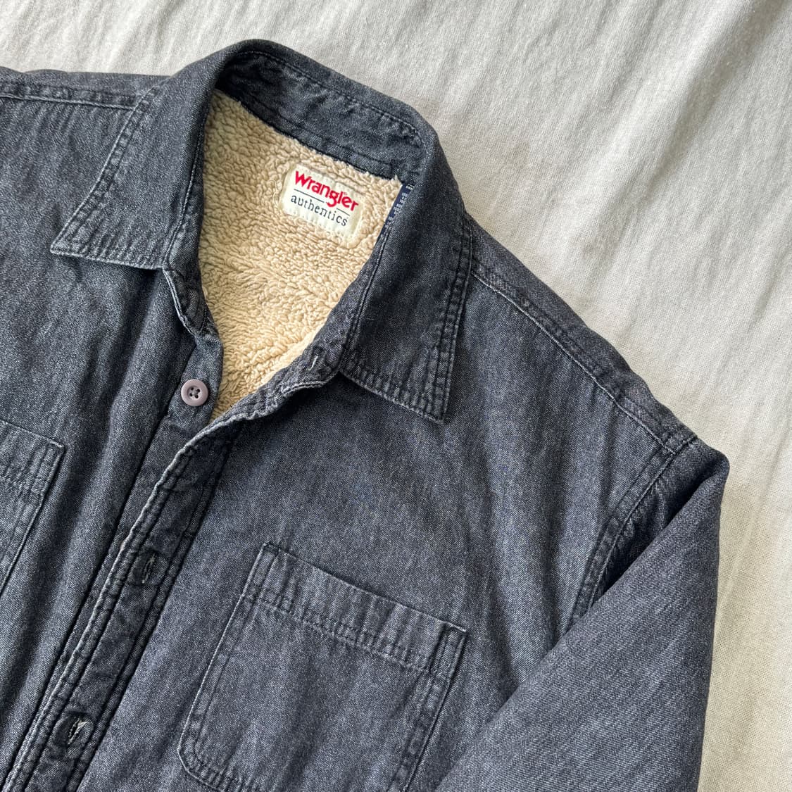 랭글러 보아털 셔츠 자켓 XL 상품이미지2