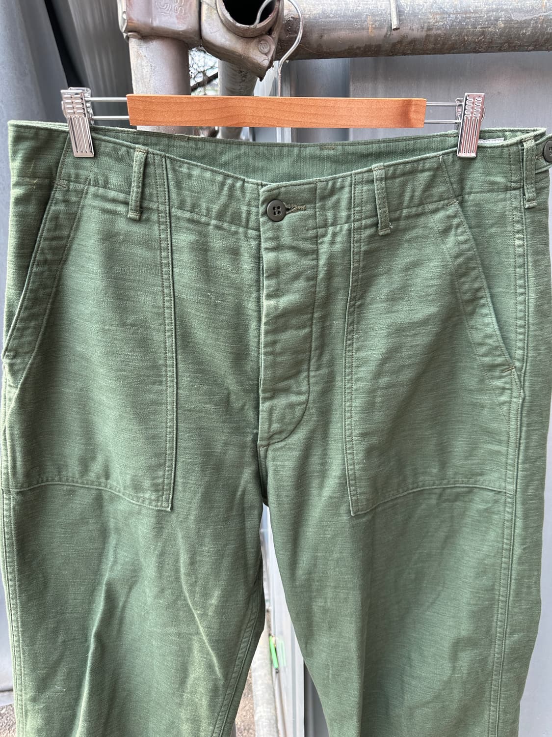 Orslow 오어슬로우 퍼티그 팬츠 올리브 카키 4사이즈 XL 상품이미지2