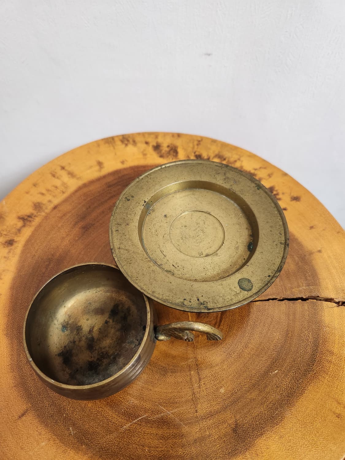 골동품 빈티지 앤틱 황동 찻잔 세트 상품이미지6