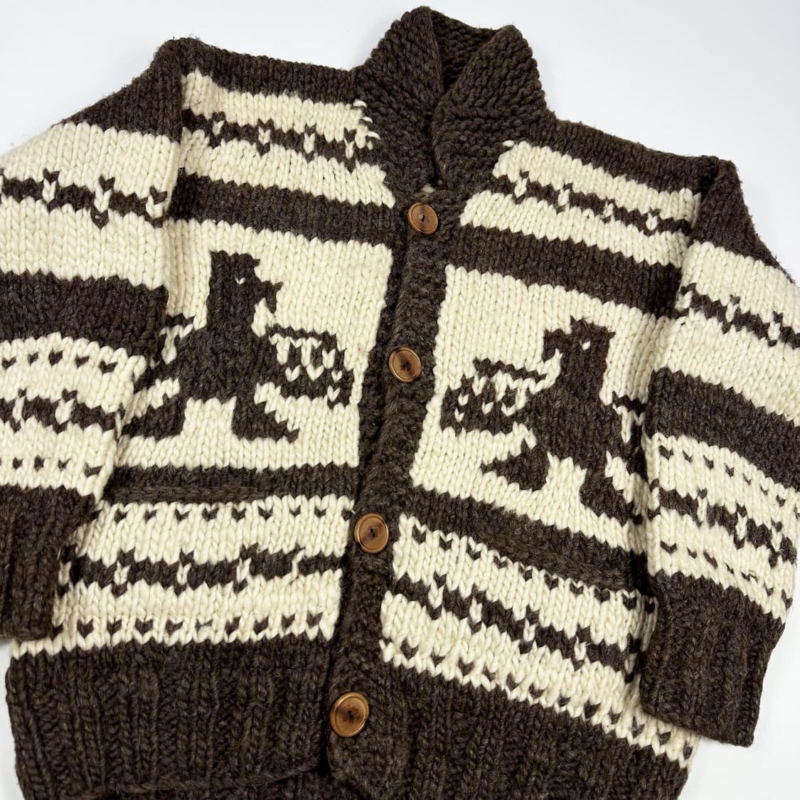 made in 캐나다 헤비울 썬더버드 코위찬 여성S 상품이미지3