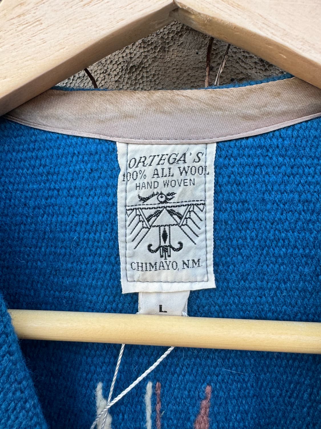 오르테가 핸드 우븐 울 옆트임 네이티브 웨스턴 치마요 베스트 조끼 망토 상품이미지7