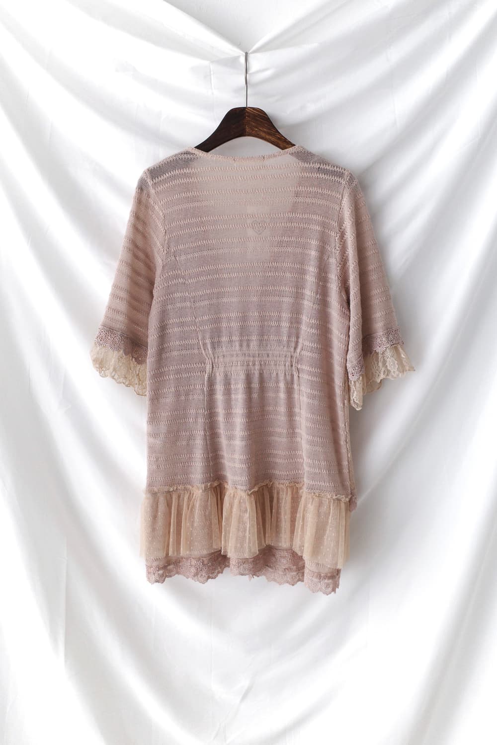 axes femme) lace half cardigun  상품이미지2