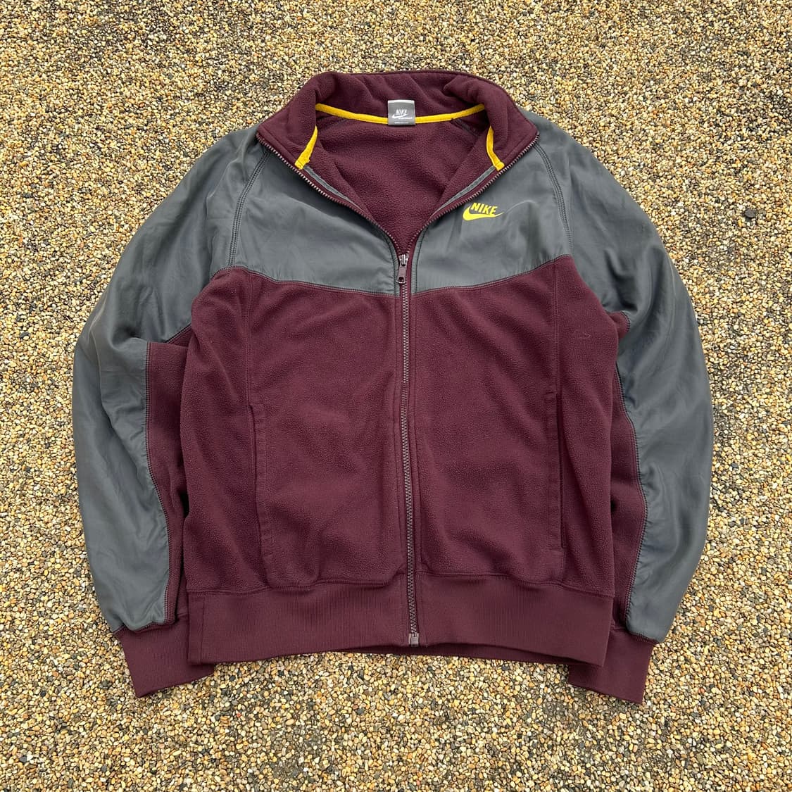 나이키 버건디 올드스쿨 바람막이 (기모) 상품이미지1