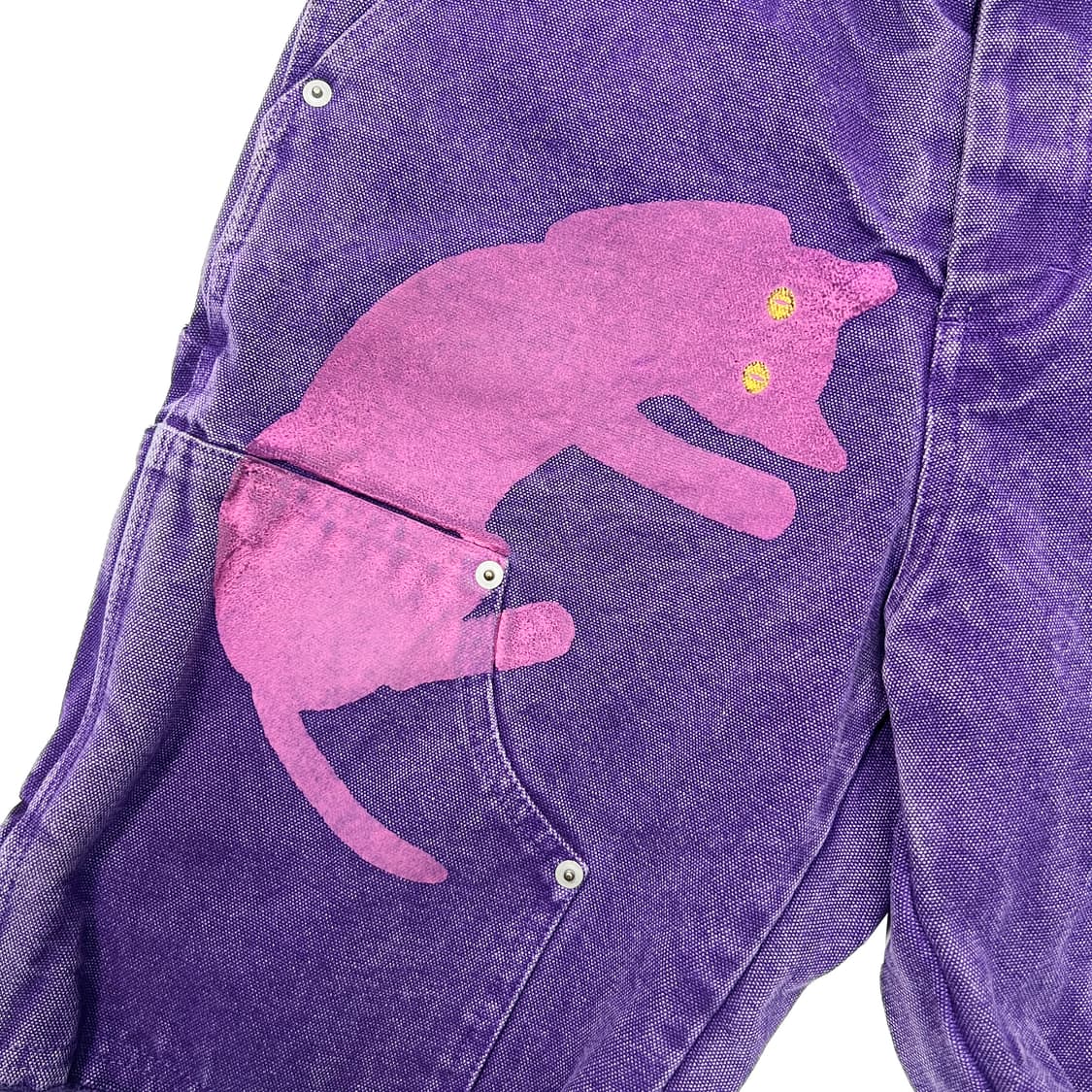 더 뮤지엄 비지터 CAT PRINTED DYEING SHORTS (S) 상품이미지3