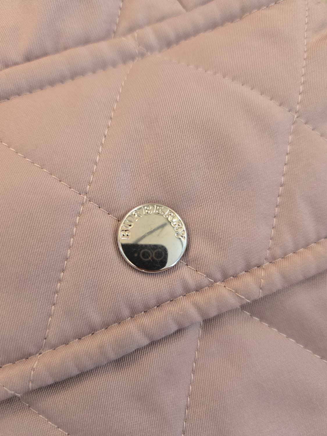 버버리 여성 핑크 퀼팅 자켓 L 상품이미지3