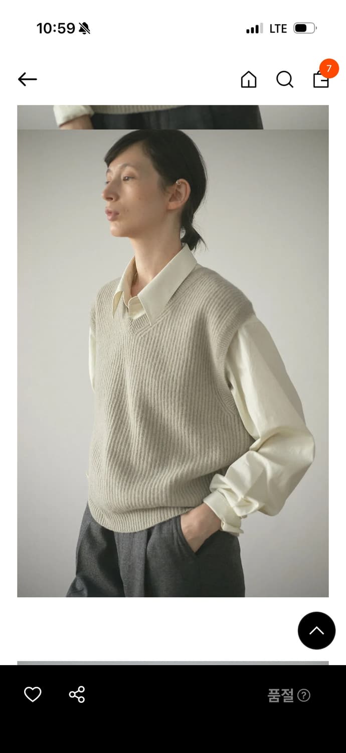 토마스모어 니트 베스트 m 상품이미지2