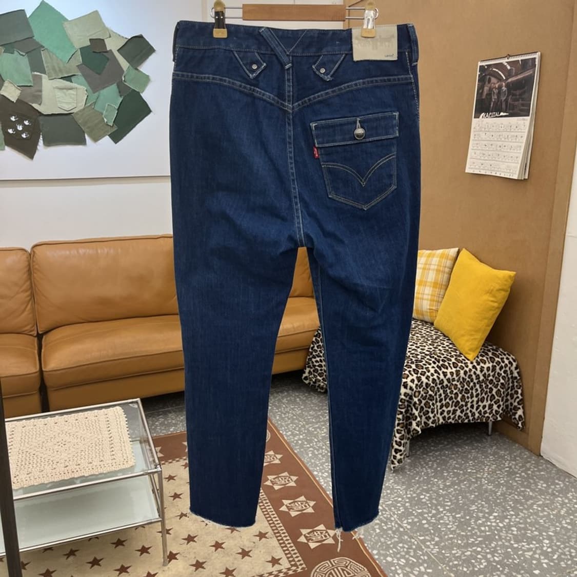 리바이스 빈티지 캐주얼 슬림핏 진청 데님팬츠 28인치 C10486 상품이미지4