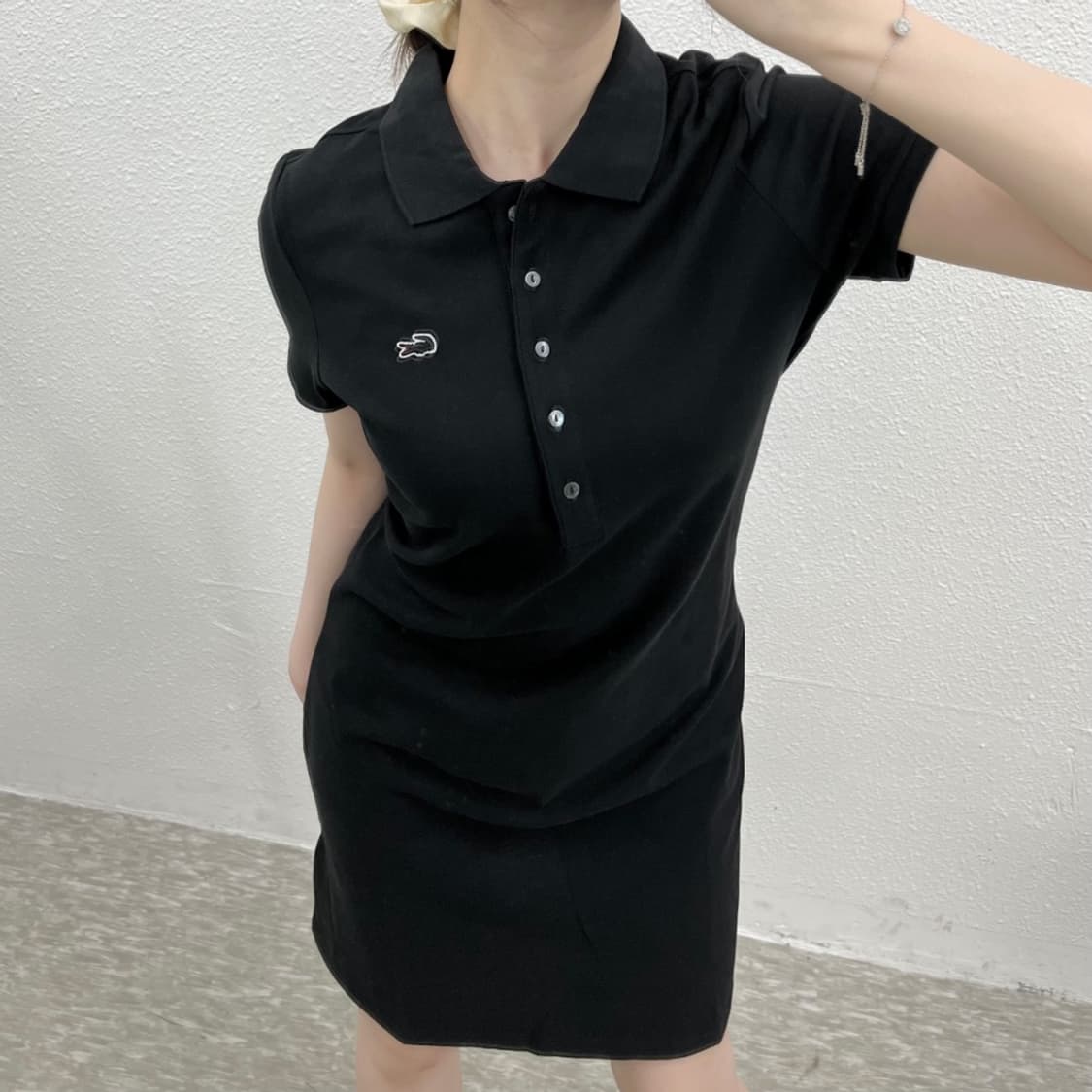 라코스테 블랙 pk반팔 원피스 상품이미지1