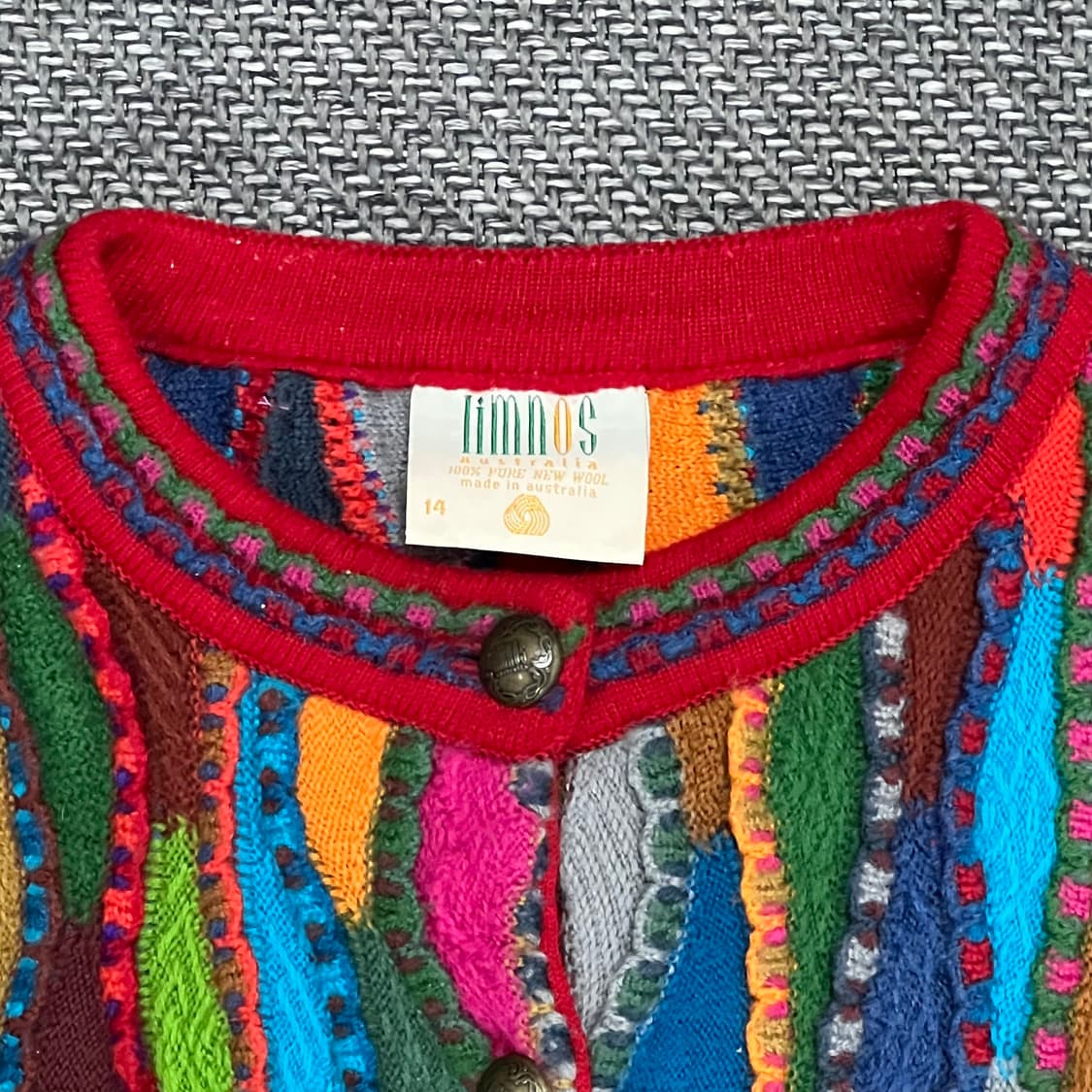 오스트레일리아 울 케이블 가디건 v1043 상품이미지7